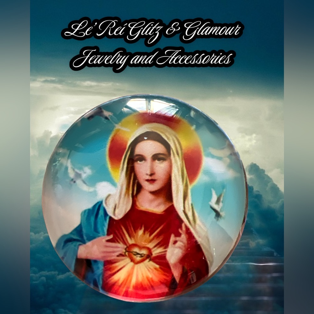 Large Religious Magnet Memo Holder